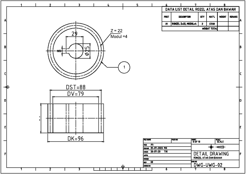 CAD Drawing - Drawing 2D by AutoCAD - 5