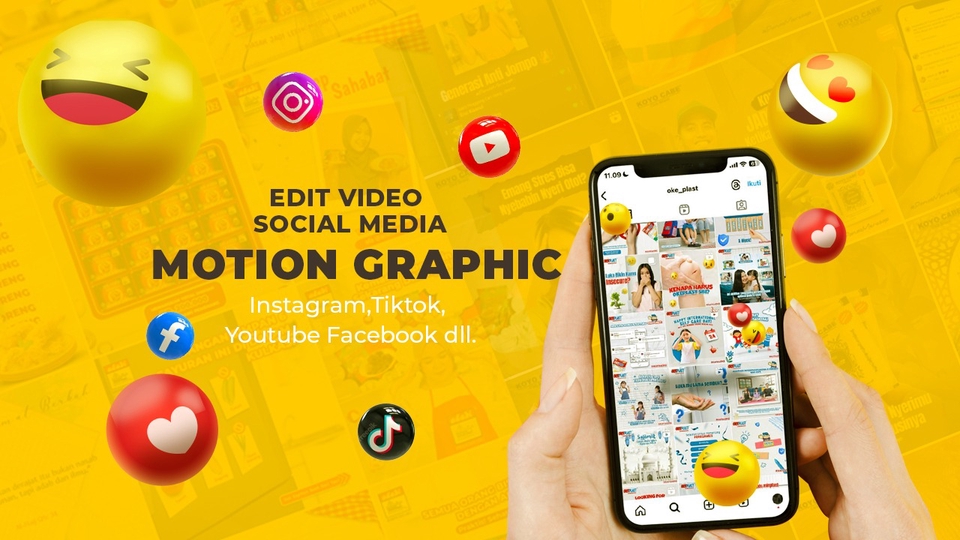 Motion Graphics - Video Editor Video Media Sosial - 1