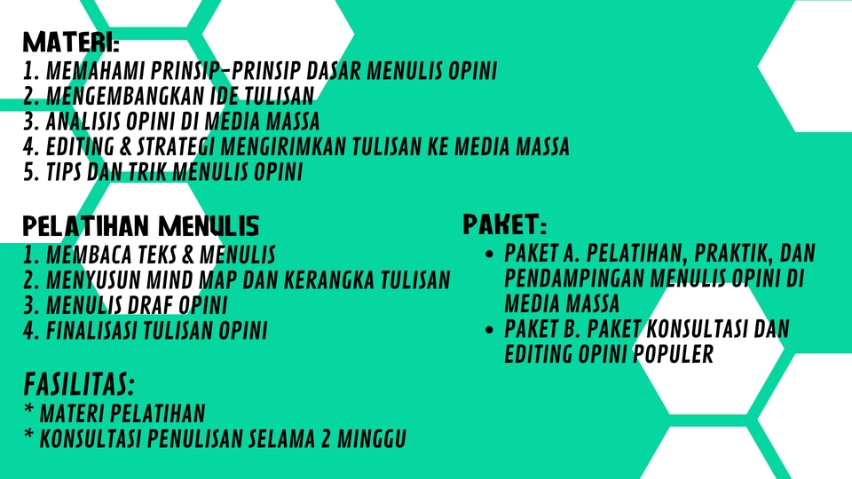 Hukum - Pelatihan, Praktik, & Pendampingan Menulis Opini Hukum untuk Media Massa - 3