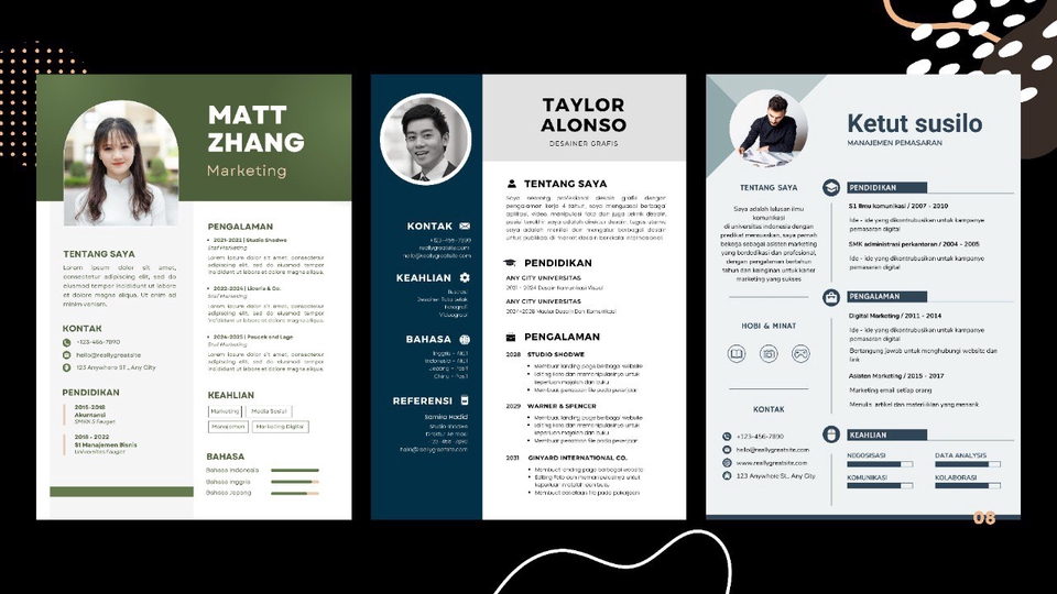 Portfolio & Resume - Spesialis Resume Profesional - 2
