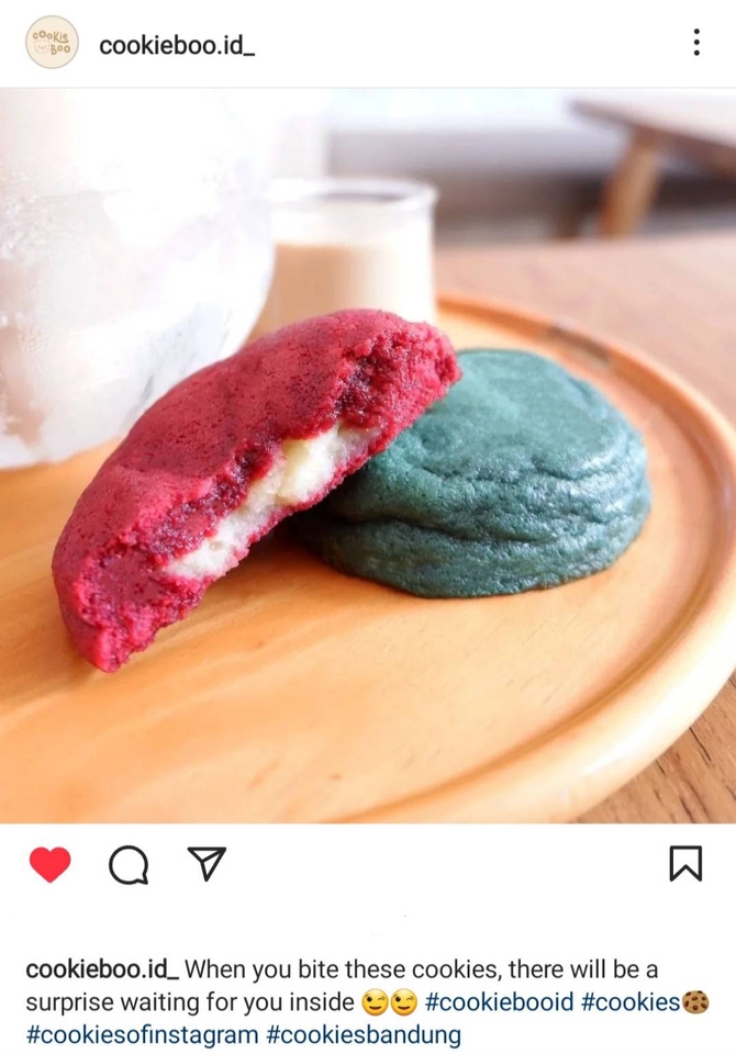 Jasa penulisan caption instagram, kue kekinian bandung dengan isian keju, caption lucu dan unik untuk jualan makanan di instagram