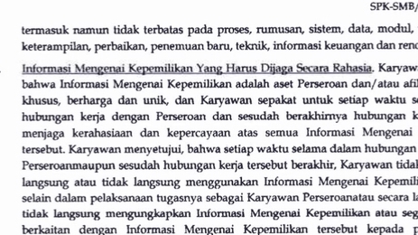 Hukum - Penyusunan Kontrak / Perjanjian / MoU - 7