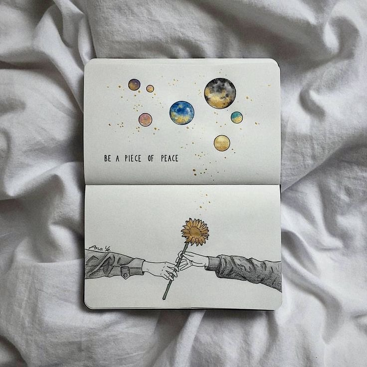 Gambar tangan manusia saling memberikan bunga matahari dengan latar belakang galaksi, dan tertulis kalimat "Be a piece of peace". Ini adalah ilustrasi untuk jasa pengembangan diri atau self improvement yang menunjukkan pentingnya kedamaian dan kebaikan dalam hidup.