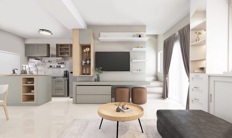 รับออกแบบ/เขียนแบบภายใน&ภายนอก ทำภาพ3D Interior Exterior Perspective ...