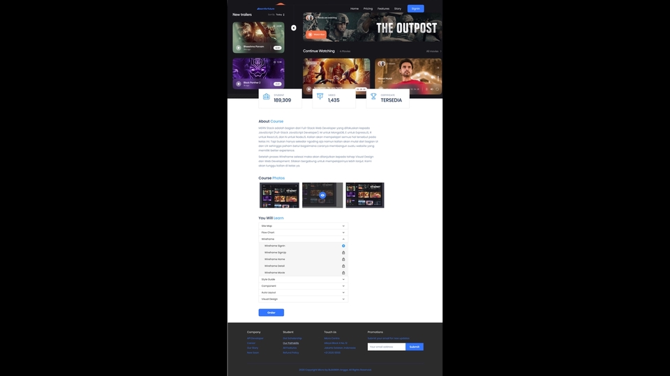 UI & UX Design - E-Learning Platform Web Design - 5