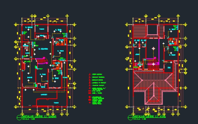 Jasa drafter arsitek autocad untuk desain denah rumah dan interior dengan harga murah.