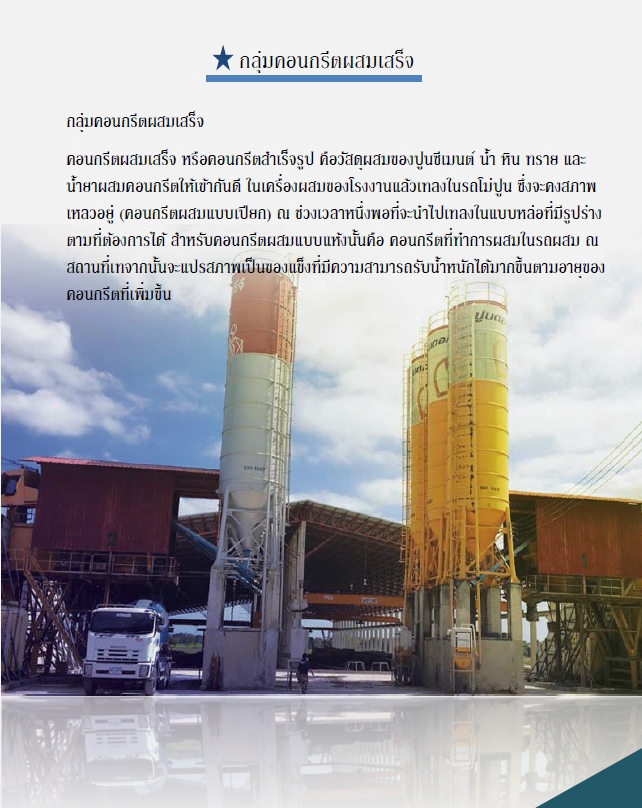 รับพิมพ์งาน รับคีย์ข้อมูล โรงงานผสมคอนกรีต