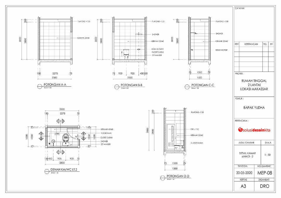 CAD Drawing - GAMBAR KERJA PROFESIONAL - 24