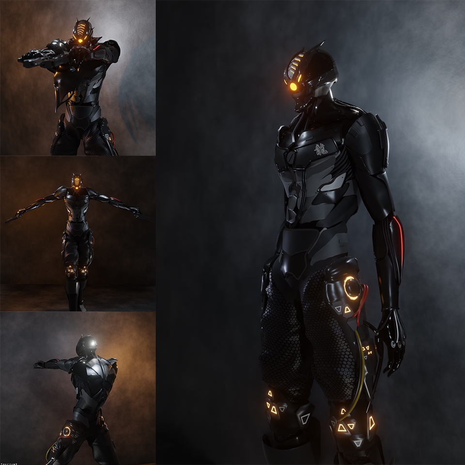 ทำโมเดล 3D - รับขึ้นโมเดล3D Character , Anime , Robot , Mascot , Prop , 3D Animation - 14