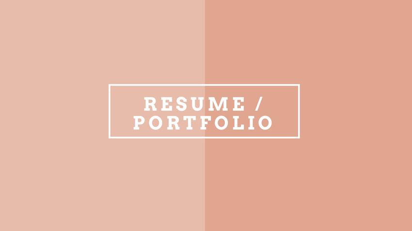 Portfolio & Resume - รับทำ Prtfolio - Resume ระบุได้ตามใจเลยค่ะ :) - 1