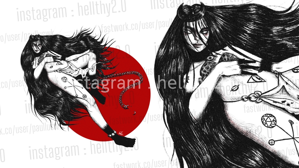 วาดภาพประกอบ - รับวาดรูปประกอบปกนิยาย, หนังสือ, Conceptual Art Design ฯลฯ สอบถามได้เลย~ - 11