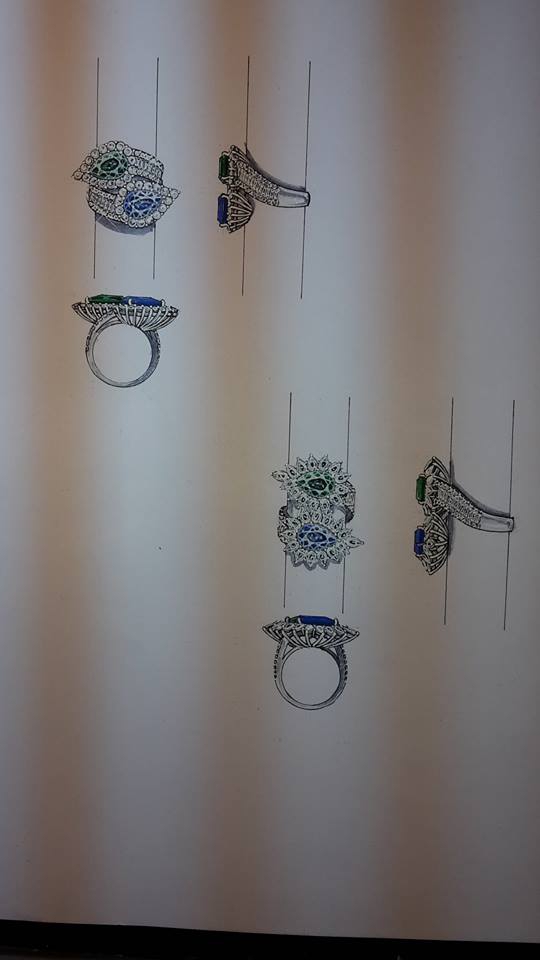 อื่นๆ - ออกแบบเครื่องประดับ เขียนมือ hand sketch jewelry design - 9