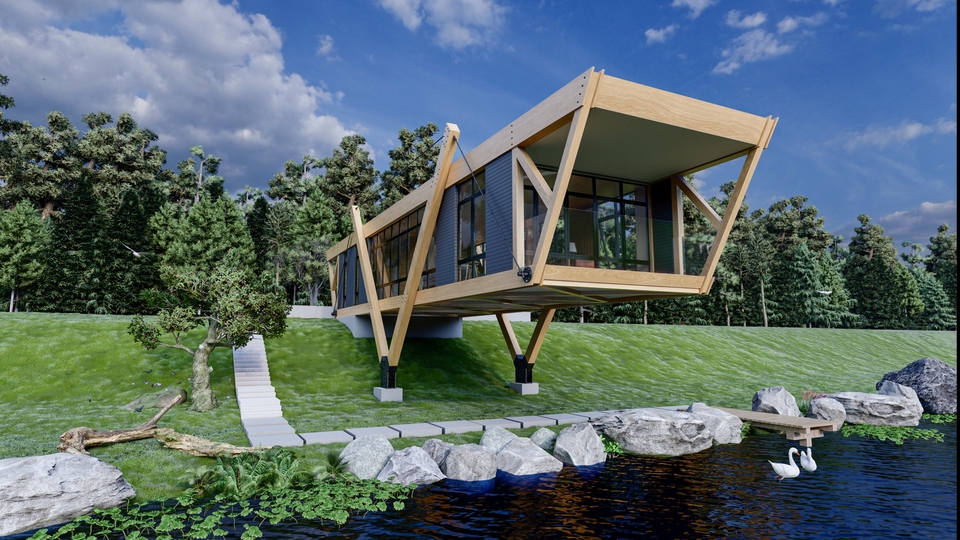 3D & Perspektif - 3d Render Animation & Rendering Interior dan Exterior - 1