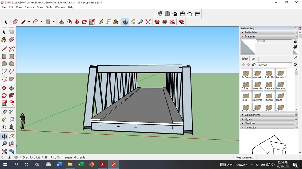 3D & Perspektif - gambar 3D dengan Sketchup  - 7