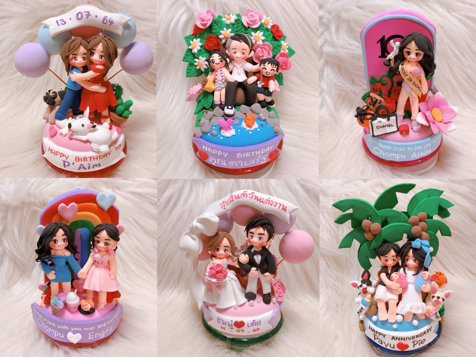 รับทำของขวัญวันเกิด ของขวัญแฮนเมด งานปั้นดินน้ำมัน