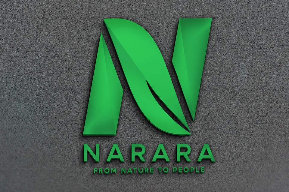 Jasa desain logo profesional Narara - From Nature to People - logo keren