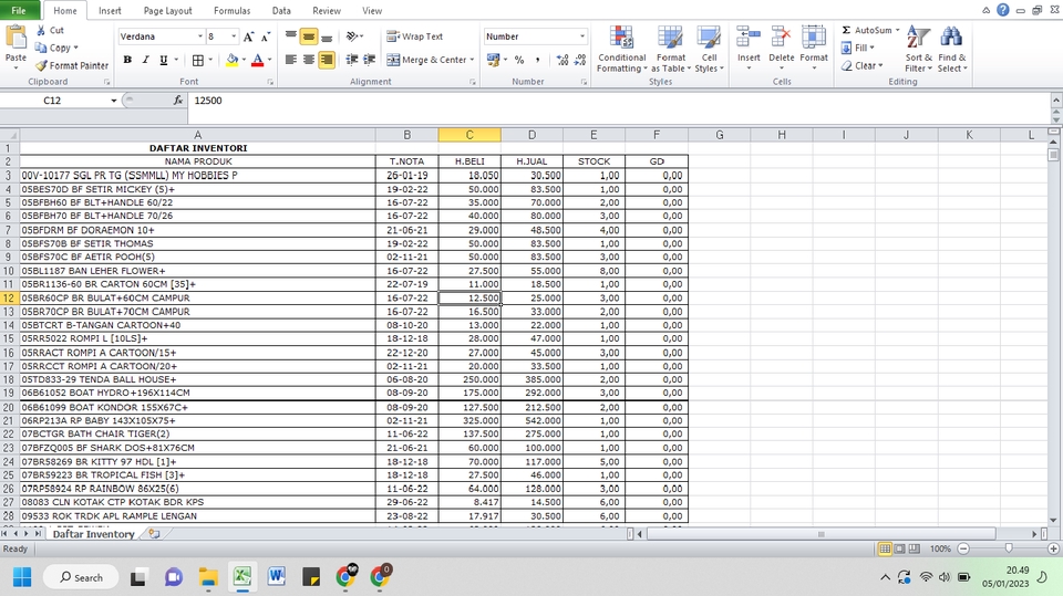 Entri Data - Input Data - Entry Data - Pengolahan Data Excel - Analisis Data - 2