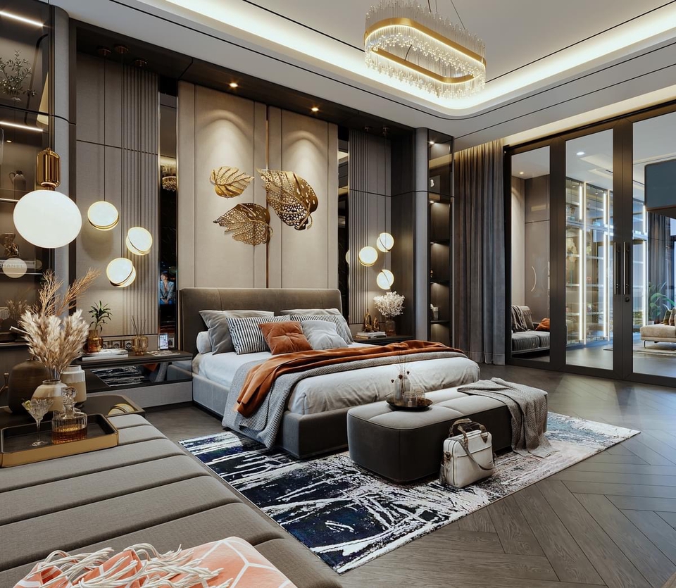 Jasa desain interior 3d untuk kamar tidur minimalis dengan dekorasi modern, desain interior rumah, desain interior apartemen, jasa desain interior 3d.