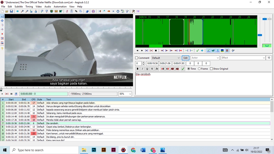 Subtitle -  Jasa Pembuatan / Pengeditan Subtitle Video Bahasa Indonesia dan Bahasa Inggris - 3
