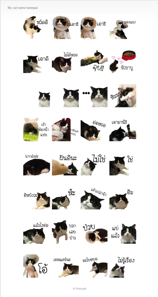 ออกแบบ LINE Sticker - สติ๊กเกอร์ไลน์ น่ารัก กวนโอ๊ย จะใช้รูปหรือวาดเอาก็ได้ค่ะ - 4