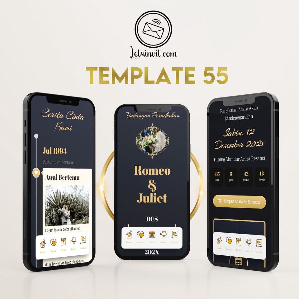 Kartu Ucapan & Video - Undangan Website/Online - 11