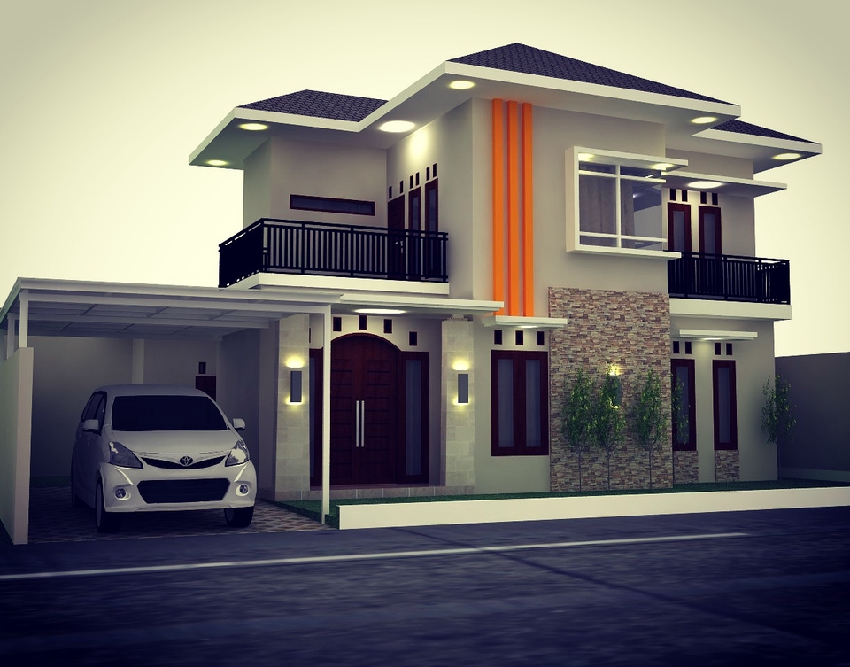 3D & Perspektif - DESAIN RUMAH AMANAH , CEPAT , DAN TERJANGKAU - 5
