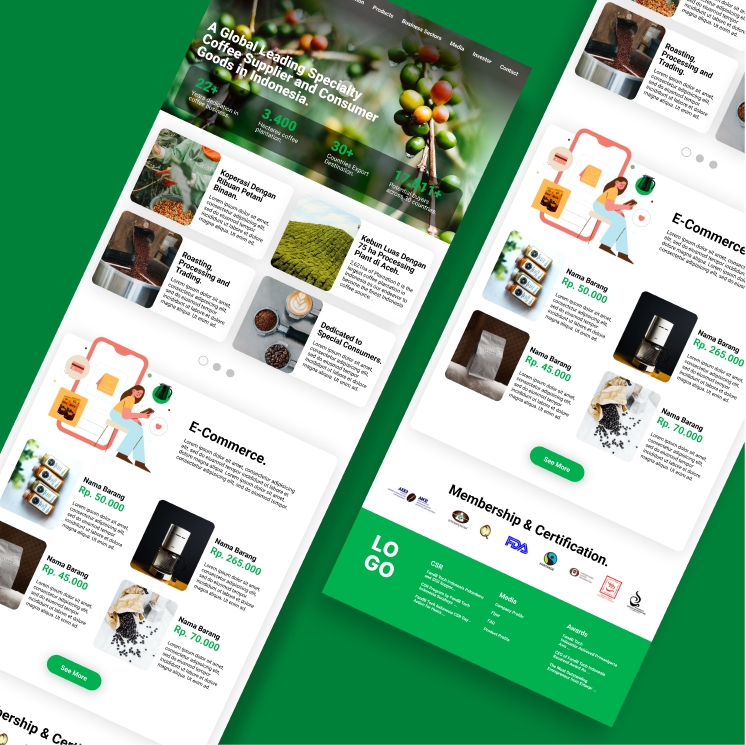 Jasa pembuatan website profesional dan harga website toko online dengan desain yang menarik.