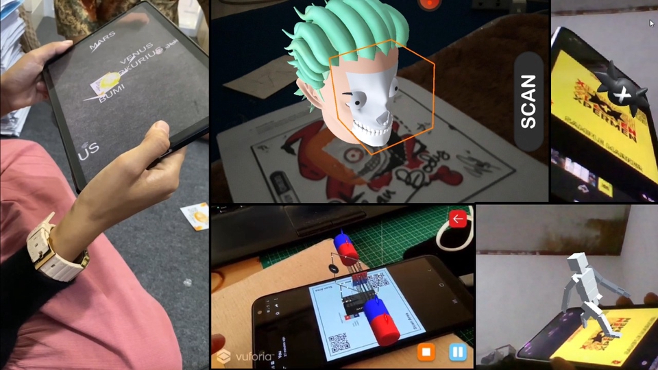 Jasa Pembuatan Aplikasi Augmented Reality Terpercaya - Pembuatan Media Augmented Reality Markerbased