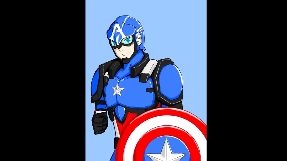 Desain Karakter - Illustrasi Tokusatsu Heroes, any Superheroes Fan-art Dan Original character superhero (anime style) - 3
