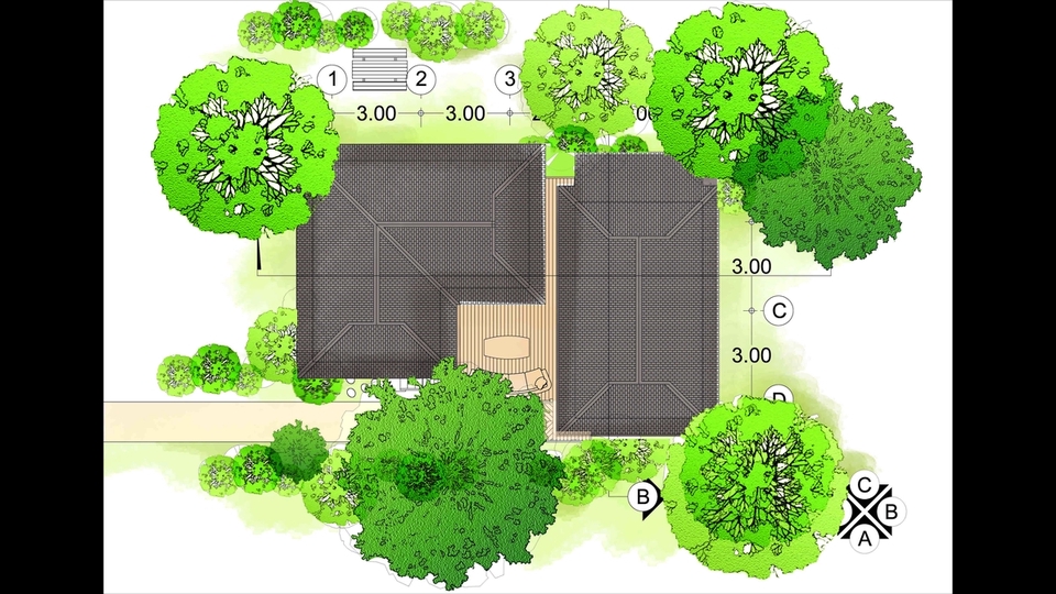 เขียนแบบวิศวกรรมและออกแบบโครงสร้าง - รับงานออกแบบ เขียนแบบก่อสร้าง AutoCAD, Sketchup,ถอดแบบประมาณราคา - 12