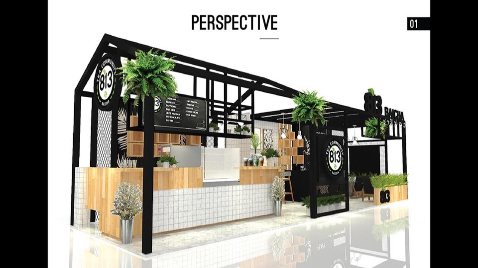 3D Perspective - EXHIBITION BOOTH , DISPLAY , KIOSK - 1