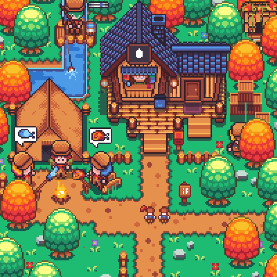 วาดภาพประกอบ - รับออกแบบตัวละคร หรือจ้างอื่นๆ เกี่ยวกับ Pixel art ราคาไม่แพง คุยกันได้งับ - 6