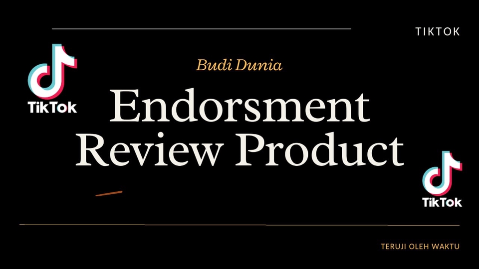 Selebgram/ Socmed - Endorsment dan Paid Promote Tiktok All Product Murah 24 Jam - 4