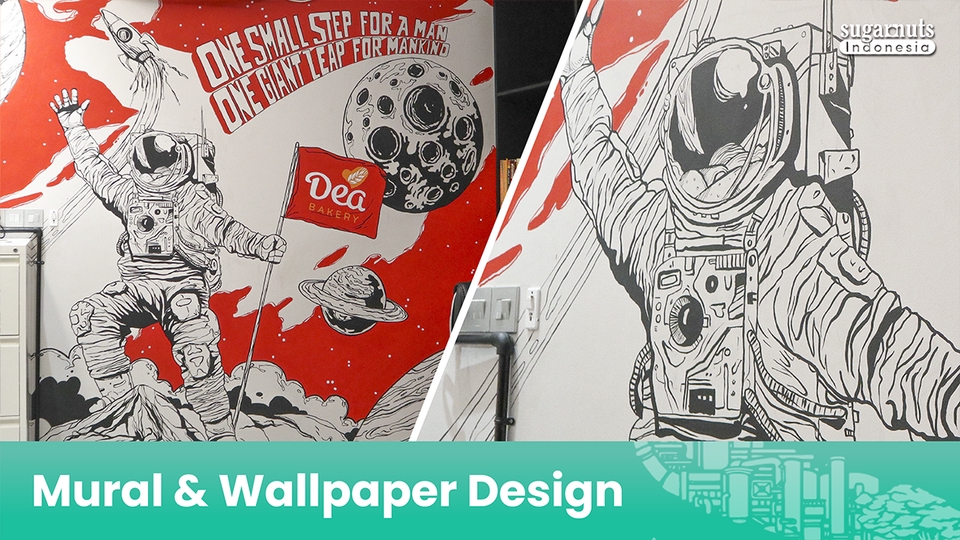 Gambar dan Ilustrasi - Mural & Wallpaper Design - 4