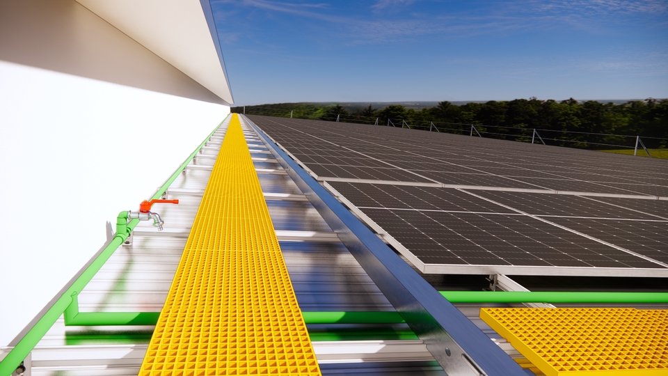 เขียนแบบวิศวกรรมและออกแบบโครงสร้าง - ออกแบบ เขียนแบบ Solarcell System - 5