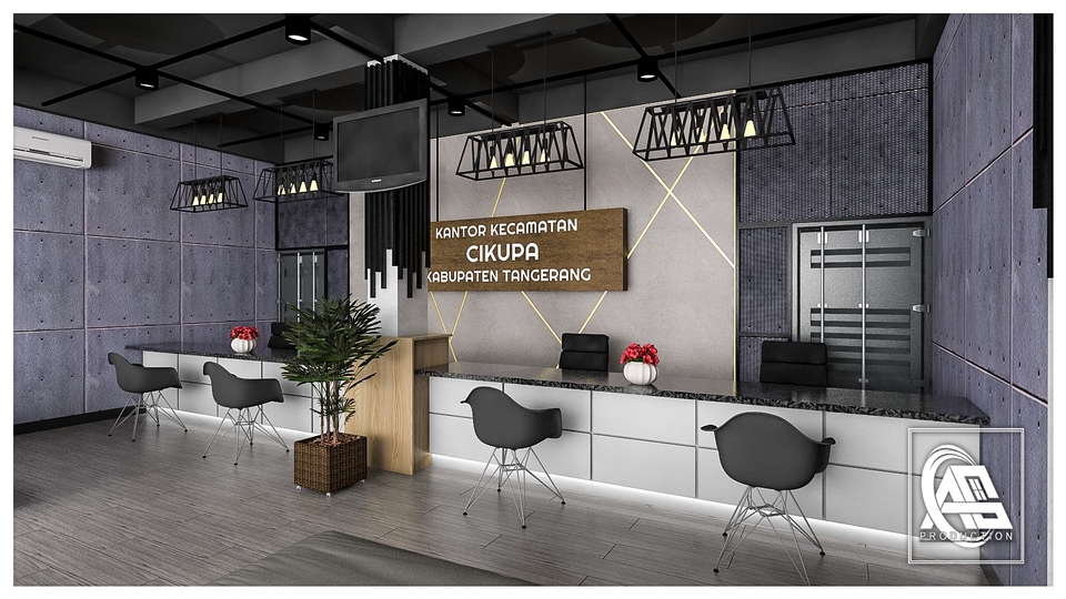 3D & Perspektif - Spesialis Desain 3D Modeling Rendering Interior Eksterior Perumahan Cafe Dll - 12