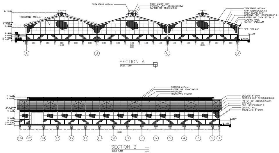 CAD Drawing - DRAWING AUTOCAD 2D (Rumah/Gudang)+ 3D - 1-3 Hari Beres - 10000/M2 (Nego) - 15