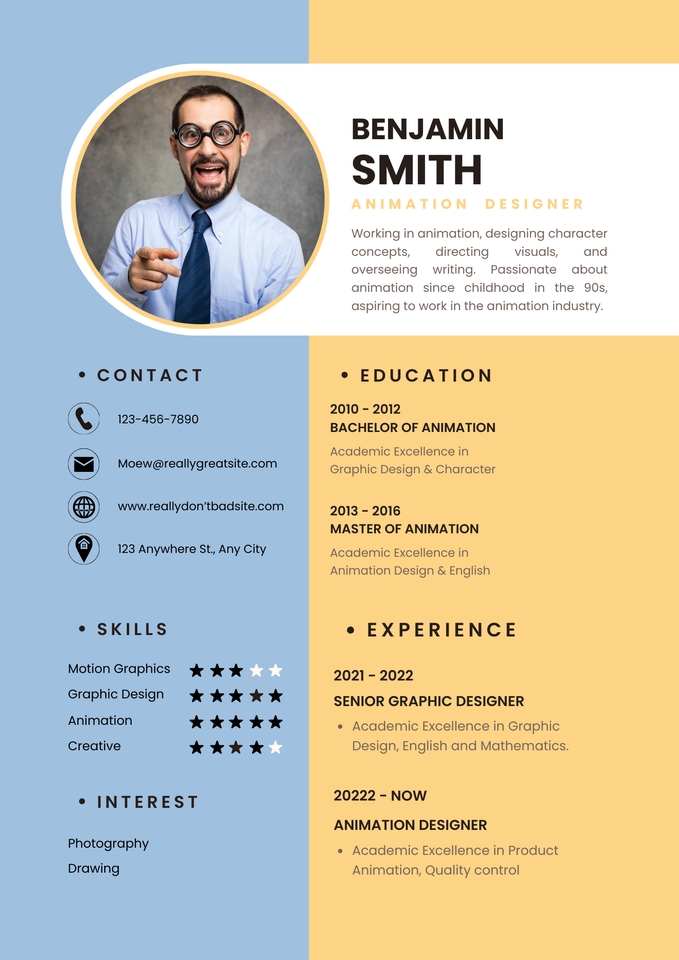 Portfolio & Resume - Resume/CV ที่แสดงถึงตัวตนของคุณ - 7