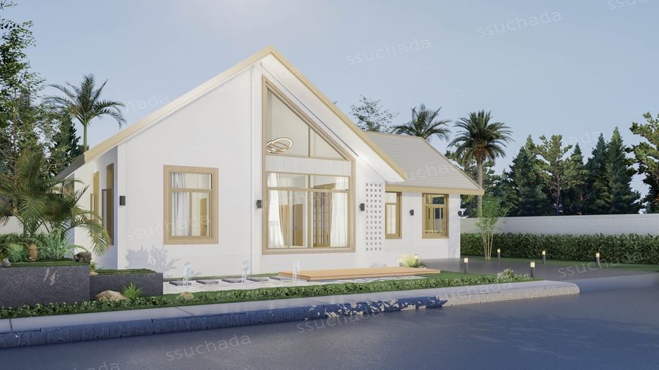 3D Perspective - รับขึ้นโมเดล 3D สถาปัตยกรรม / 3D perspective exterior interior and 3D Animation - 3