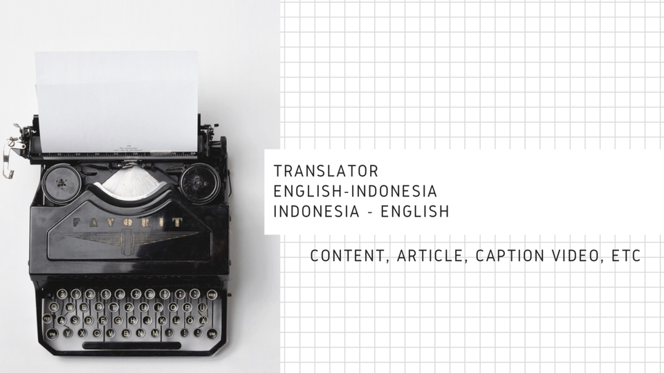Penerjemahan - Terjemahkan Konten Eng-Ind & Vice Versa - 1