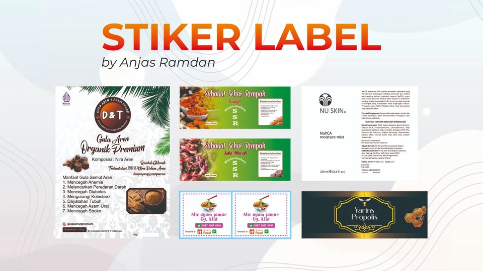 Label & Kemasan - STIKER LABEL - 1