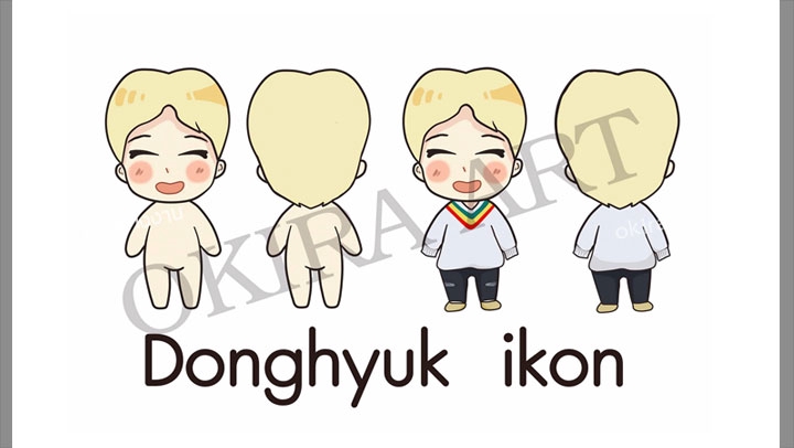 วาดแฟนอาร์ต - วาดภาพ Fan art เปลี่ยนศิลปินเป็นการ์ตูน - 6