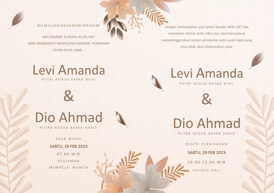 Kartu Ucapan & Video - Jasa Undangan Digital, 1 hari jadi - 13