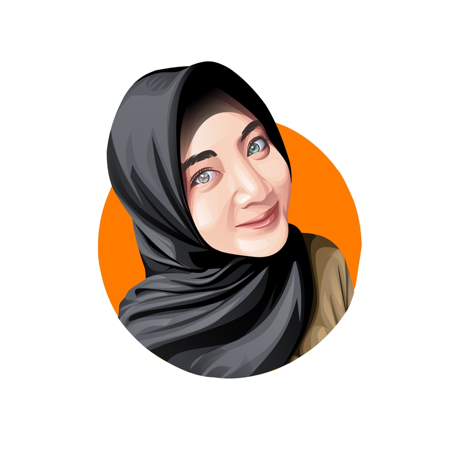 Gambar Potret - Karikatur/Vector Cocok untuk kado - 5