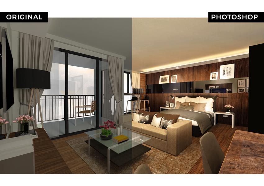 ไดคัท & Photoshop - แต่งภาพสถาปัตย์ด้วย Photoshop คุณภาพ รวดเร็ว ทันใจ - 3