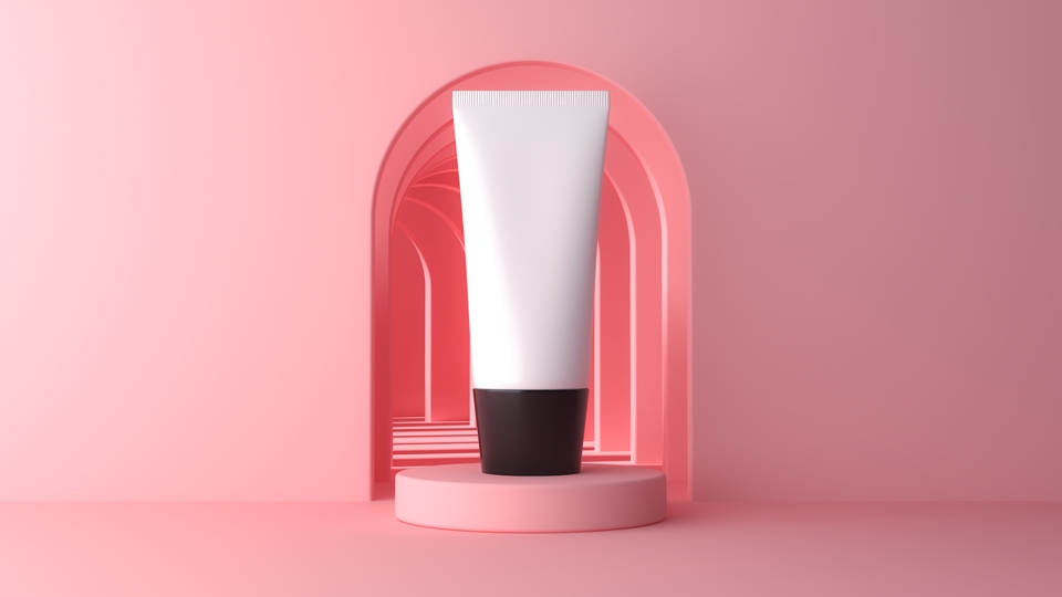 รับปั้นโมเดล 3d 3d model packshot เครื่องสำอางค์ บรรจุภัณฑ์ 3d