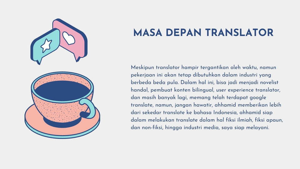 Penerjemahan - Translator Novel fiksi dan non-fiksi Dari Bahasa Inggris ke Bahasa Indonesia murah lengkap terbaik - 3