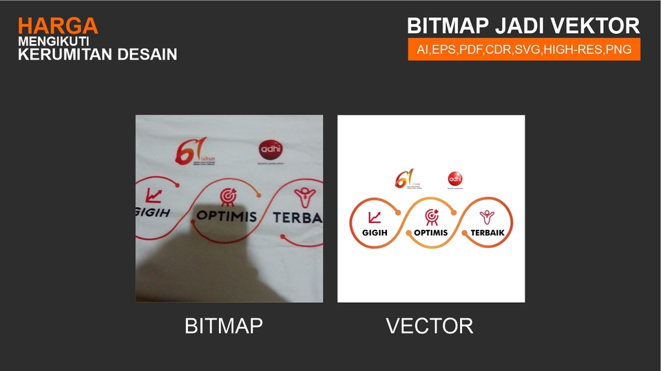 Gambar dan Ilustrasi - DESAIN VEKTOR ART / GAMBAR ULANG / TRACING - 26