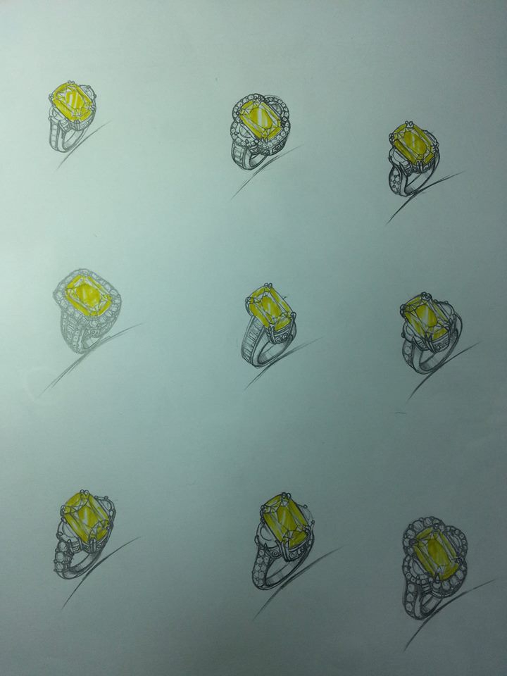 อื่นๆ - ออกแบบเครื่องประดับ เขียนมือ hand sketch jewelry design - 26
