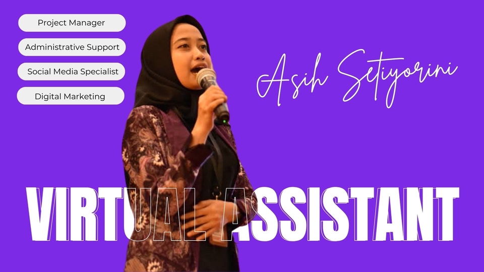Jasa Virtual Assistant/Sekertaris Terbaik & Terpercaya - Virtual Assistant (Personal Assistant Project & Digital Support Specialist)